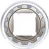 Socket Wrench Insert 1/2" Socket "Gear Lock", 19 mm