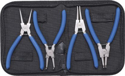 Tweezer Set Lukustusrõnga tangide komplekt 4 osa 150 mm