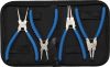 Tweezer Set Lukustusrõnga tangide komplekt 4 osa 150 mm