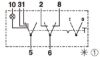 Switch 0-I-II 12V,16A