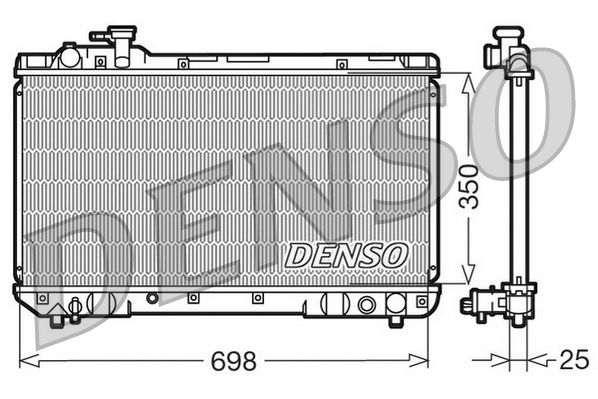 Radiator, engine cooling TOYOTA Rav4 2.0 i 16V