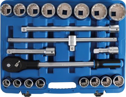 Socket Wrench Set 21-piece SAE Socket Set, 3/4"