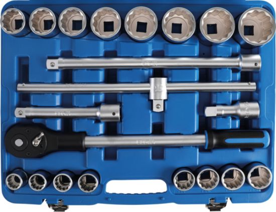 Socket Wrench Set 21-piece SAE Socket Set, 3/4"