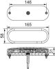 Direction Indicator 12/24V, 165 x 58 mm