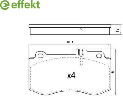 Brake Pad Set, disc brake MERCEDES Brake Pad Set, disc brake MERCEDES