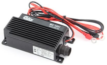 Battery Charger, engine preheater system BC1207 IP46 7A 12V