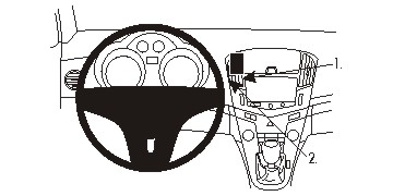 Trim Frame Chevrolet Cruze 13-14 keskel