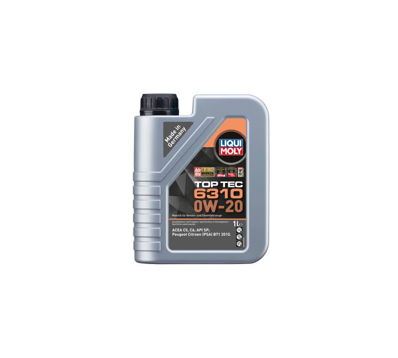 Engine Oil Top Tec 6310 0W-20 mootoriõli C5/C6 1L