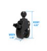 Mobile phone/PDA holder B-kuul torukinnitus 16-38mm
