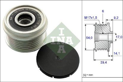 Alternator Freewheel Clutch ASTRA H (L48), CORSA D