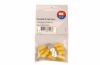 Terminal, electric universal parts plaatpistik 6.3x0.8mm kollane