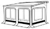Camping Awning Panorama L 9200-le (2,45-2,59m/4,50m)