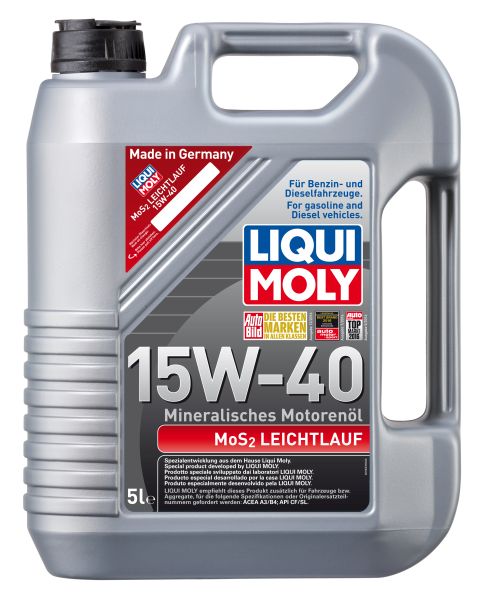 Engine Oil MOS2 Leichtlauf 15W-40 4L Engine Oil MOS2 Leichtlauf 15W-40 4L