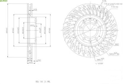 Brake Disc PSA - 16 478 674 80