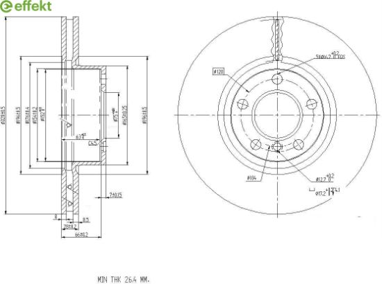Brake Disc BMW - 34 10 6 787 490