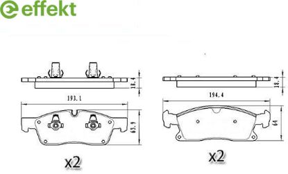 Brake Pad Set, disc brake MERCEDES Brake Pad Set, disc brake MERCEDES