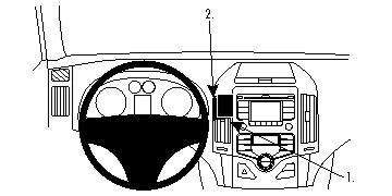Trim Frame Hyundai i30 08-12 keskel