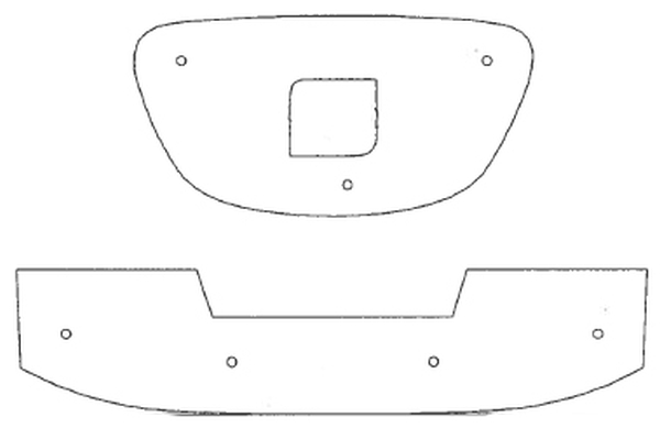 Trim/Protection Strip, radiator grille Seat Leon 2008-2010