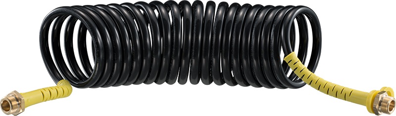 Connector Cable, trailer Suruõhu spiraalvoolik M22x1,5 ISA, 4m, kollane