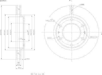 Brake Disc Mitsubishi
