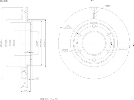 Brake Disc Mitsubishi