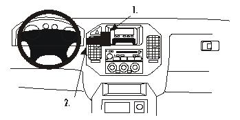 Trim Frame Mitsubishi Pajero 00- Trim Frame Mitsubishi Pajero 00-