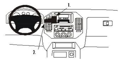 Trim Frame Mitsubishi Pajero 00-