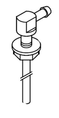 Fuel outlet, fuel tank 5,5mm (madal)