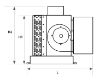 Paigalduskomplekt, eelsoojendi Air Extract unit Extract 1800 m3/h