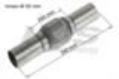 Flexible Pipe, exhaust system 52x340mm keevitatud otstega