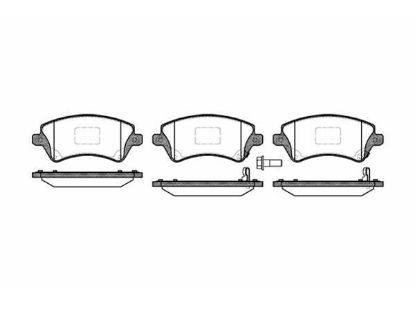 Brake Pad Set, disc brake TOYOTA - 04465-02061