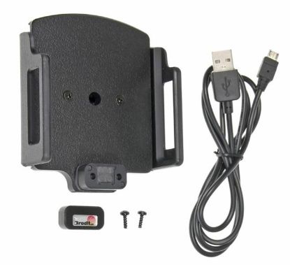 Mobile phone/PDA holder laius 75-89mm, paksus 6-10mm, Micro USB
