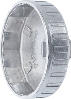 Oilfilter Spanner End Cap Oil Filter Wrench, Aluminium Diecast, 75 m