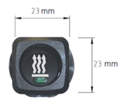 Switch, auxilliary heater ON-OFF lediga 12/24v