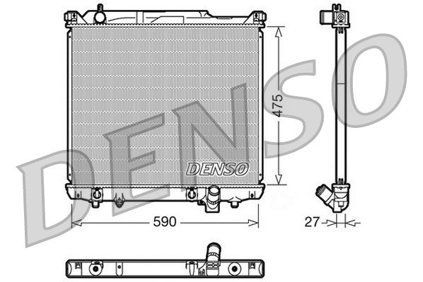 Radiator, engine cooling SUZUKI Grand Vitara 2.7 i Au