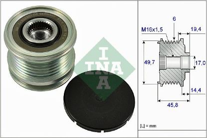 Alternator Freewheel Clutch MERCEDES-BENZ - 000 906 53 00