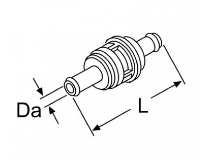 Non-Return Valve, auxilliary heater TAGASILõõGIKLAPP 15 MM