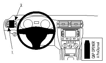 Trim Frame VW Jetta 2011- vasakule