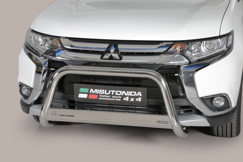 Frontal Protection Bar Mitsubishi Outlander 15- 63mm (A), logoga