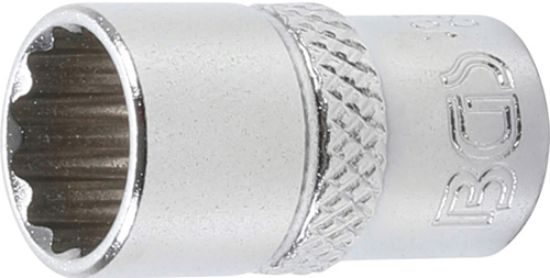 Socket Wrench Insert 1/4" Socket, 12-point, 10 mm