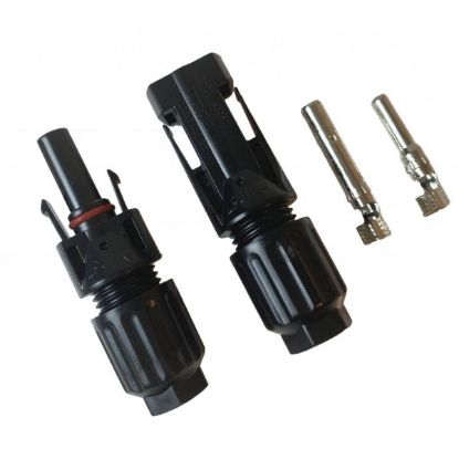 Päikesepaneelid MC4 isa+ema kompl. 6mm2 kaablile