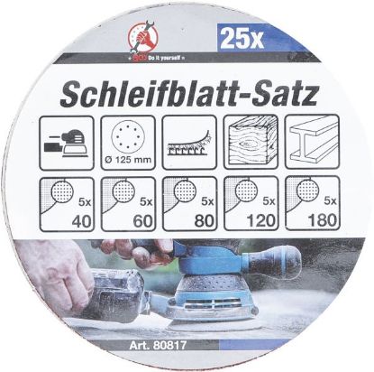 Universal Deburrer Ø125 lihvkettad P40-P180 25tk