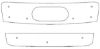 Trim/Protection Strip, radiator grille Audi A4 2001-2004