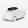 Roof Box (216x89x35cm; 400L), Black Glossy
