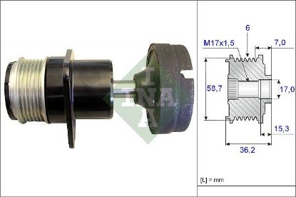 Alternator Freewheel Clutch FORD - 1 133 969