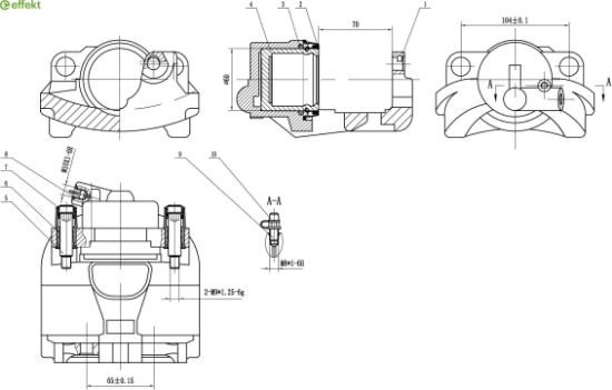 Brake Caliper VOLVO - 1379933
