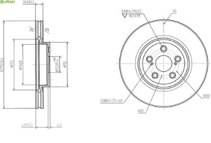 Brake Disc TOYOTA - 43512-05070
