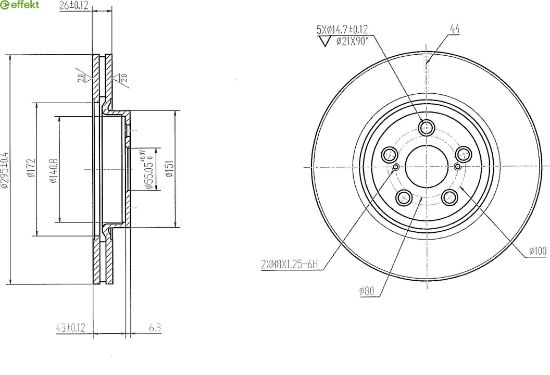 Brake Disc TOYOTA - 43512-05070