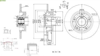 Brake Disc Renault sis. laak.
