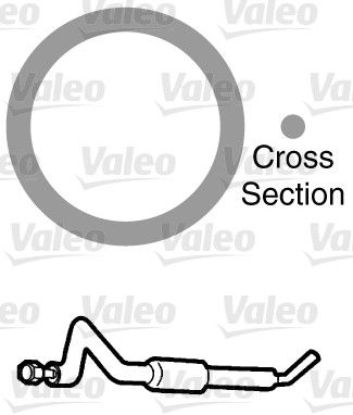 Gasket, coolant pipe Opel